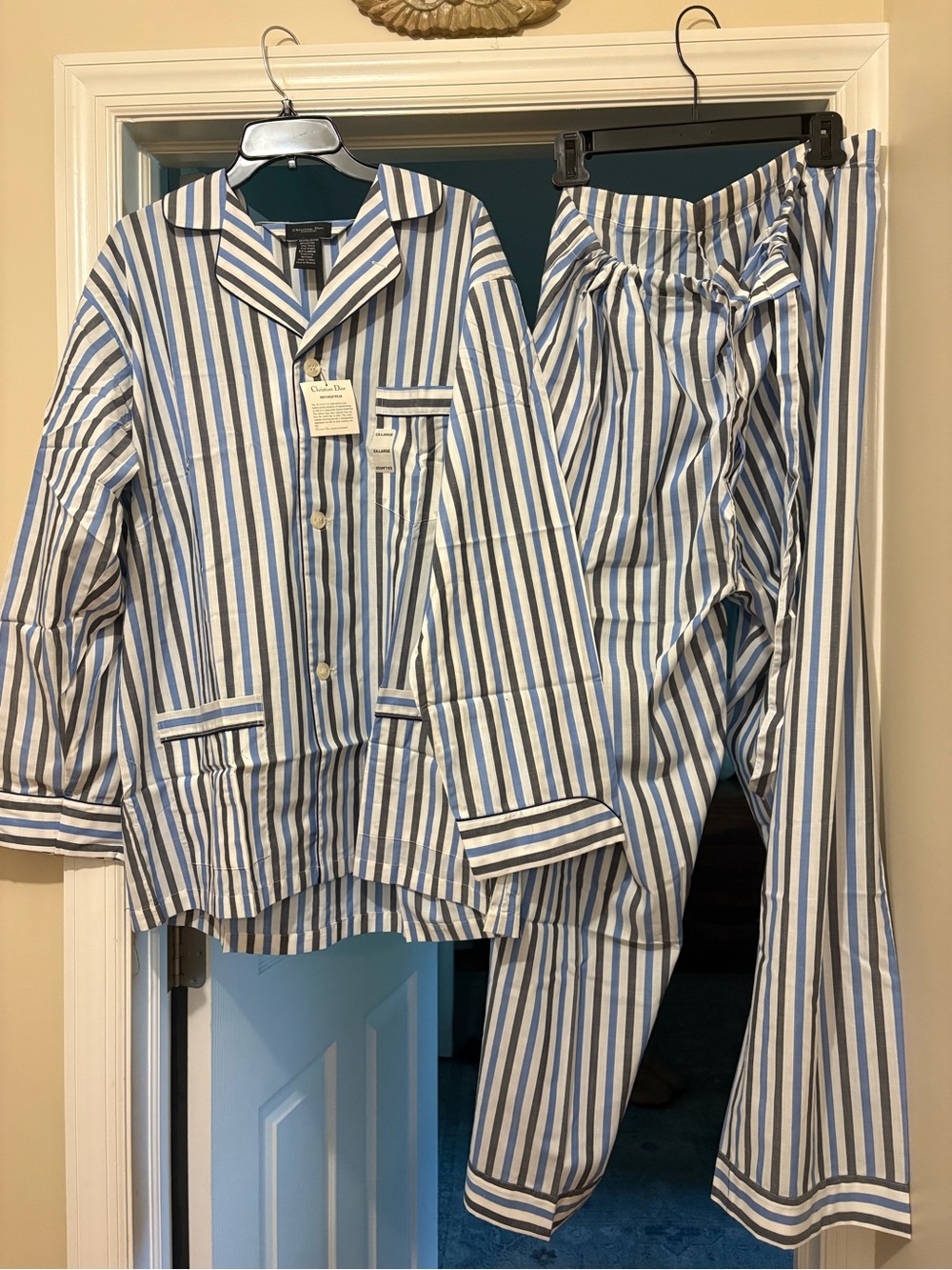 Vintage Christian Dior monsieur pajama set - Picture 3 of 7